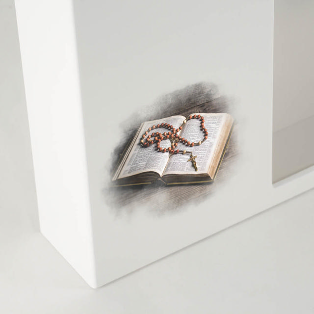 Shadowbox Remembrance Keepsake Bible & Rosary