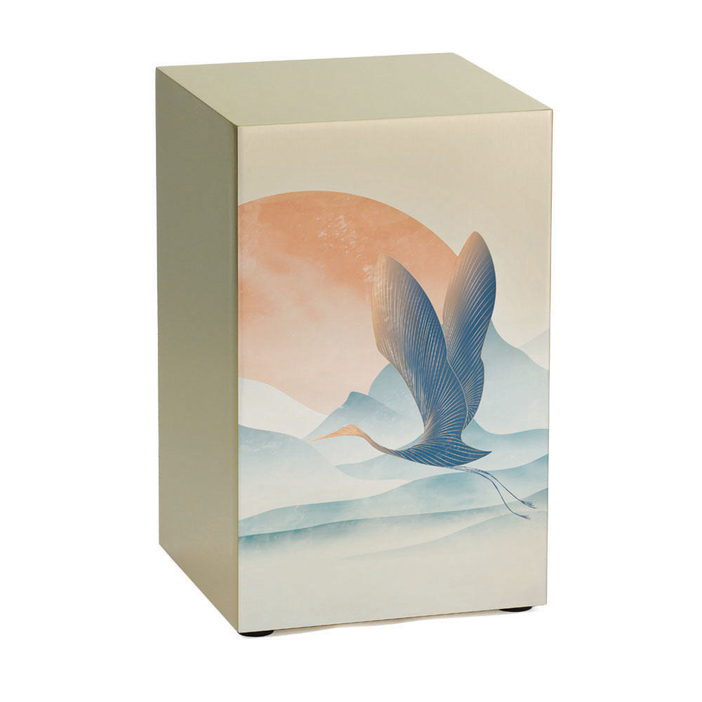 Life Canvas Eternal Peace Cranes, Bronze