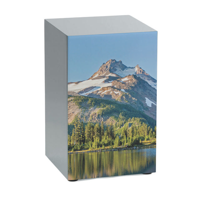 Life Canvas Majestic Mountain & Lake View, Pewter