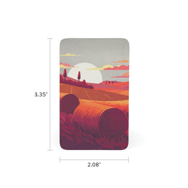 Life Canvas Memorial Card Prairie