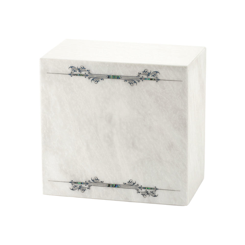 Monumental Memorials Scroll Dark Blue White
