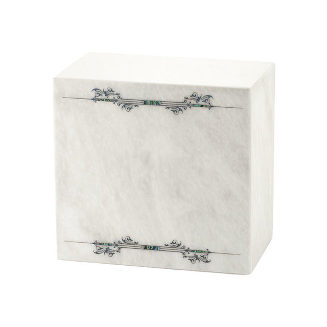 Monumental Memorials Scroll Dark Blue White