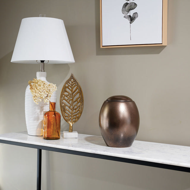 Serene Reflections Antique Metallic, Full Size Urn