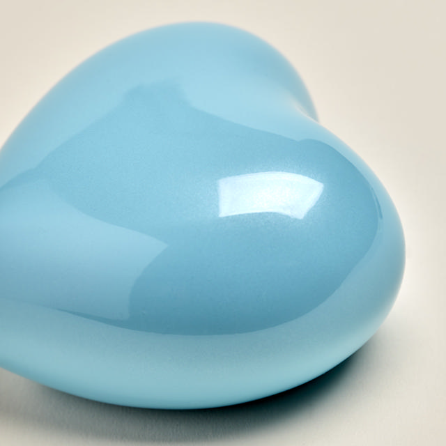 Arielle Heart Urn Pearl Blue