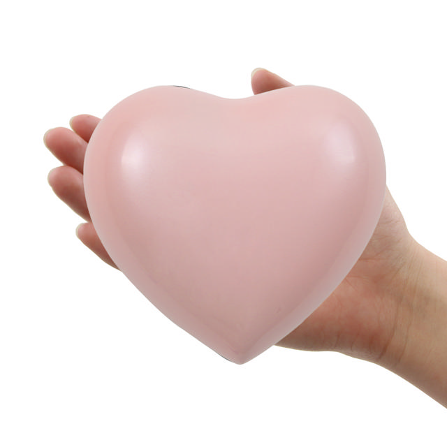 Arielle Heart Urn Pearl Pink