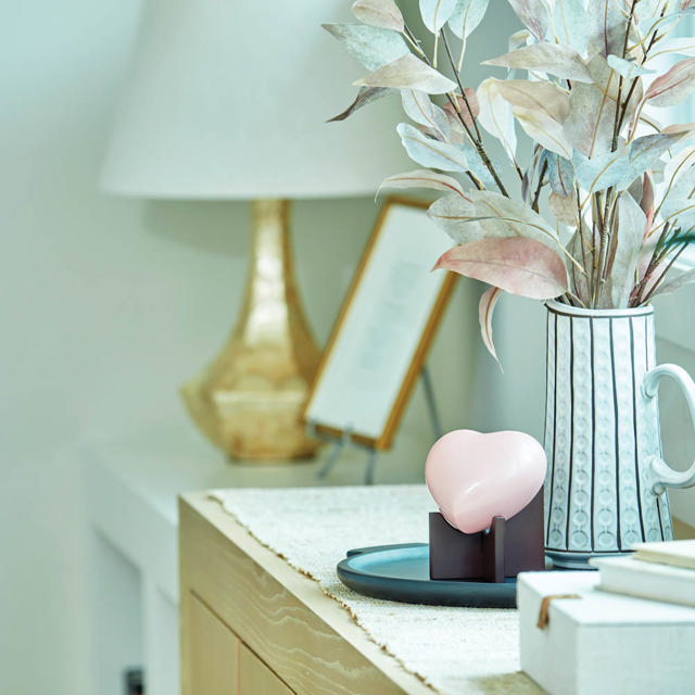 Arielle Heart Urn Pearl Pink