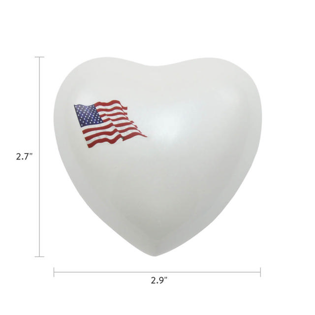 Classic Color Flag Heart Keepsake