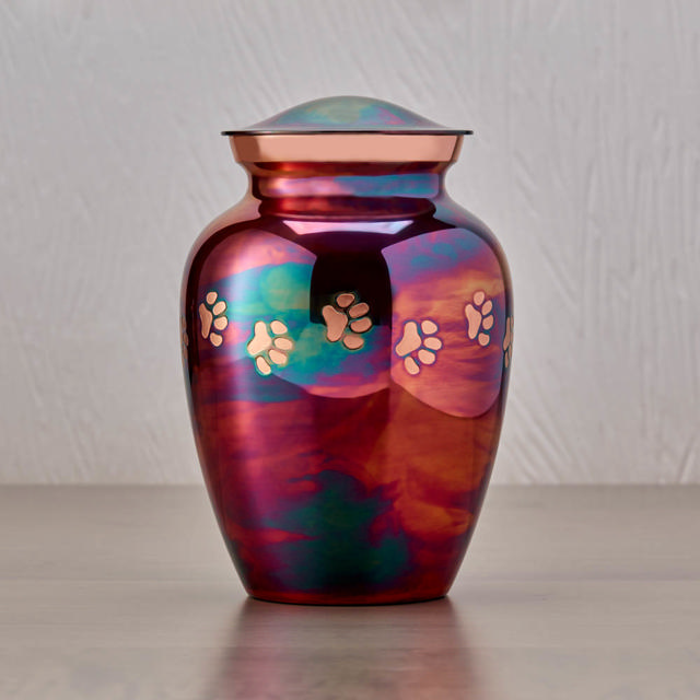 Classic Paw Raku, Extra Small Urn