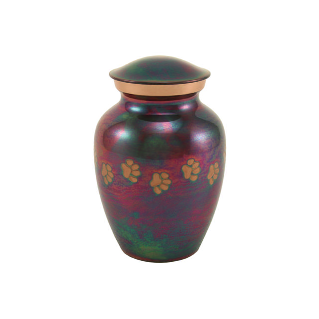 Classic Paw Raku, Extra Small Urn