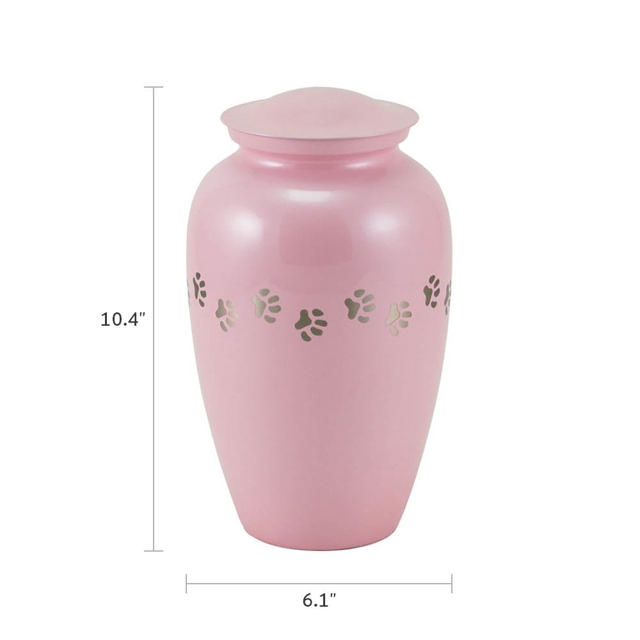 Classic Paw Pearl Pink, Family Urn
