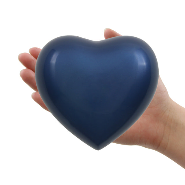 Arielle Sky Blue Heart Urn