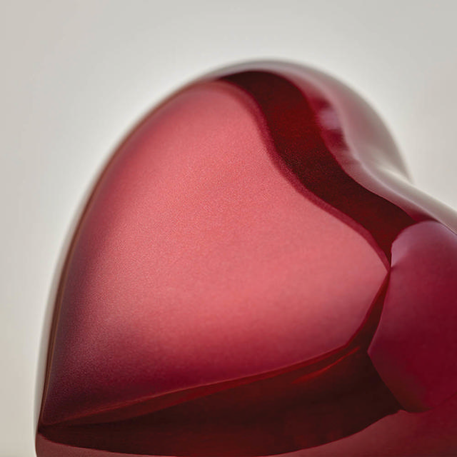 Arielle Ruby Heart Urn