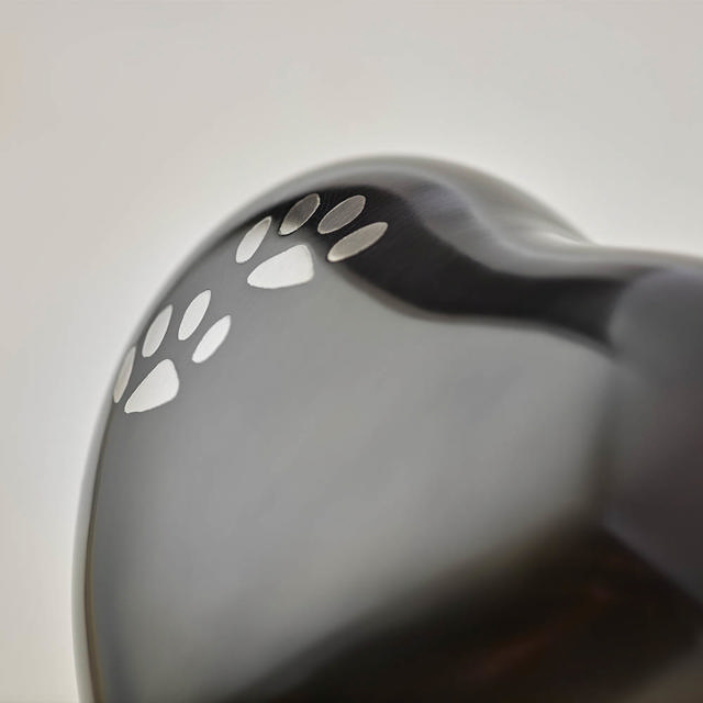 Arielle Slate Heart Paw Urn
