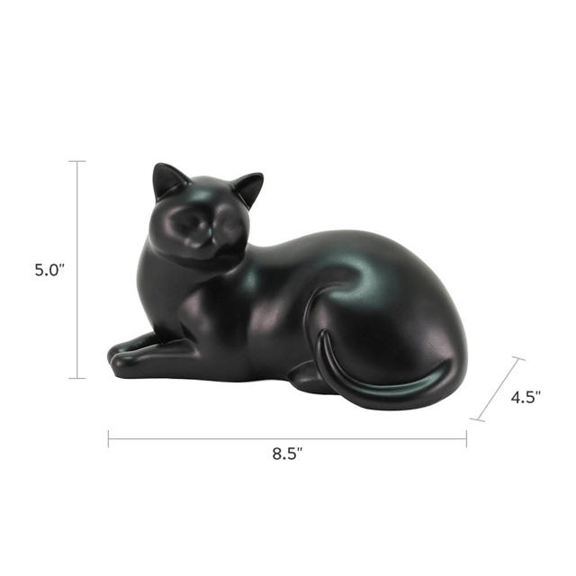 Cozy Cat Black, Petite Urn