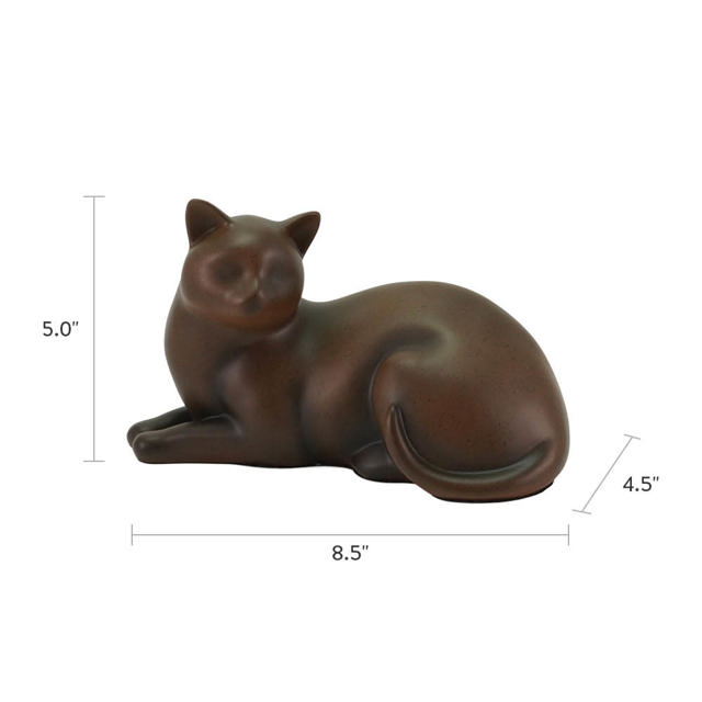 Cozy Cat Tabby, Petite Urn