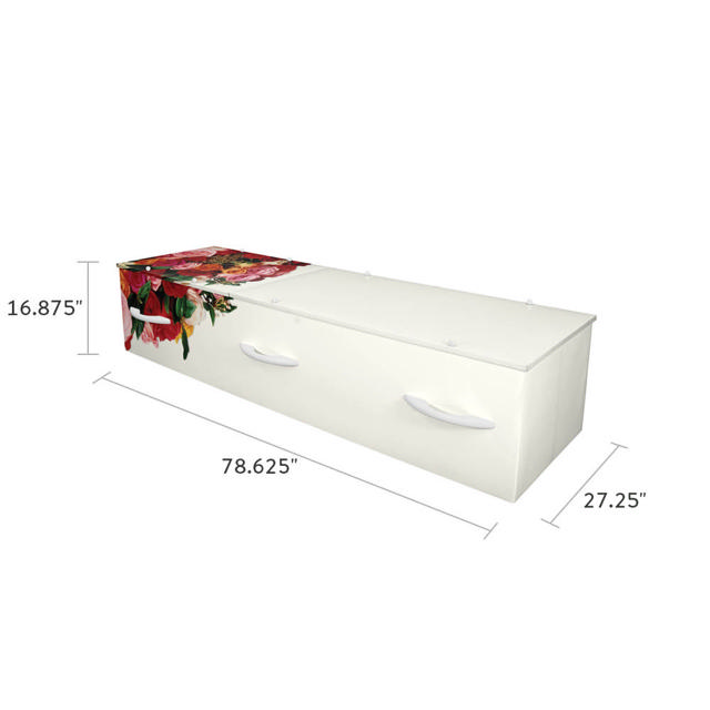 LifeArt Harmonious Rose Cremation Container