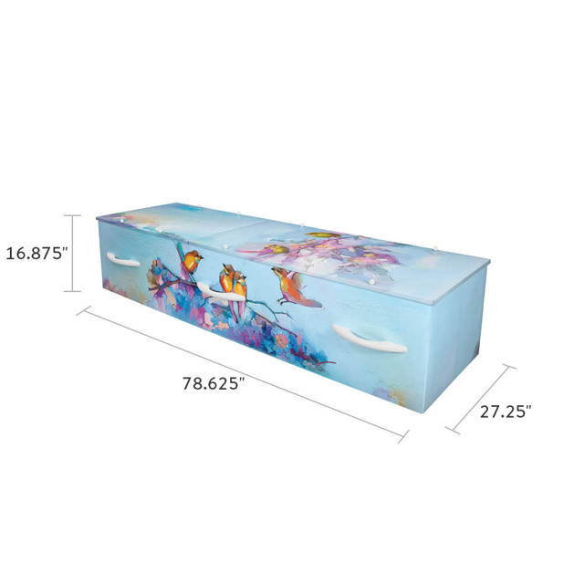LifeArt Soulful Songbirds Cremation Container