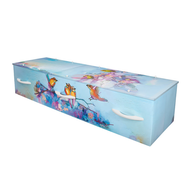 LifeArt Soulful Songbirds Cremation Container
