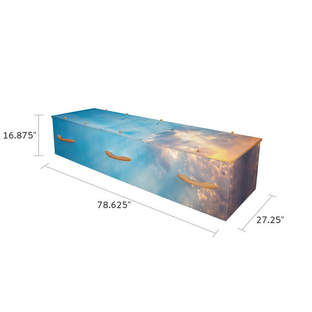 LifeArt Soaring Sky Cremation Container