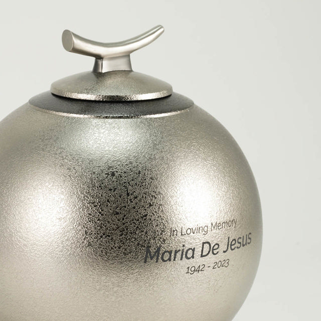 Echoes Textured Pewter, Full Size Urn