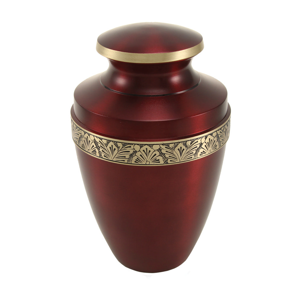 Grecian Crimson, Full Size Urn