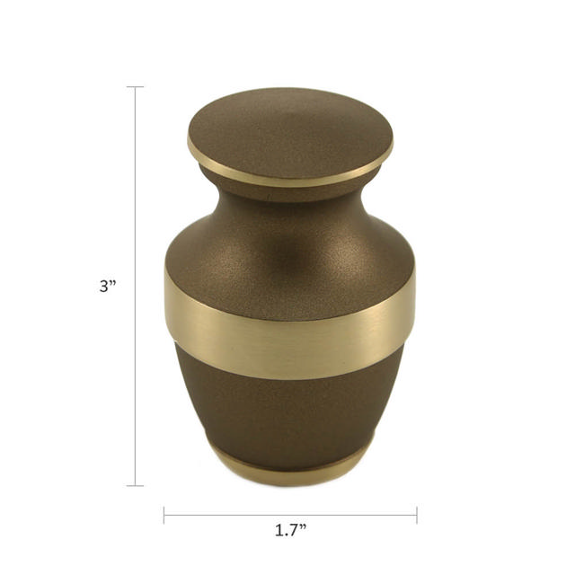 Lineas Rustic Bronze Keepsake