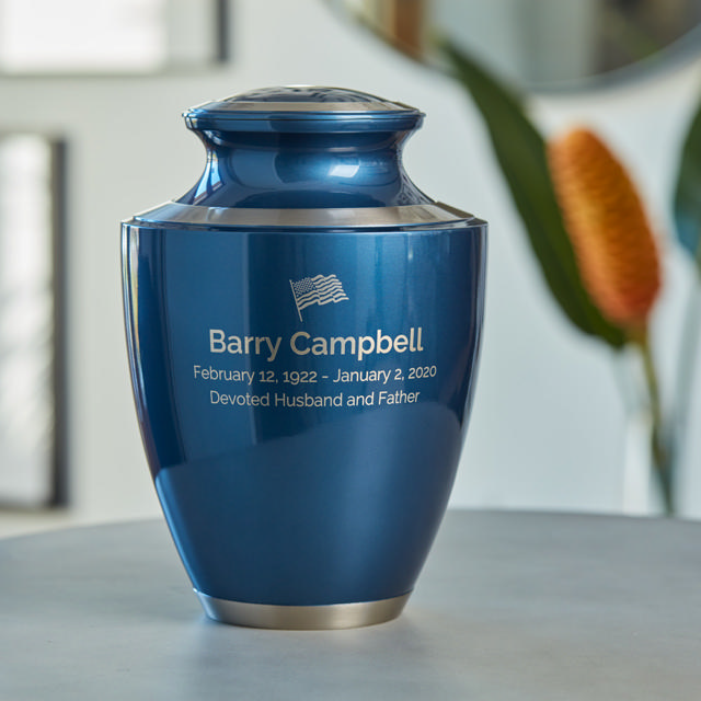 Trinity Moonlight Blue, Full Size Urn