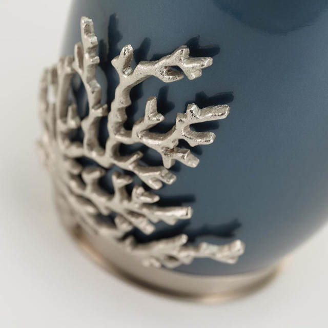 Windsong™ Coral Moonlight Blue/Pewter, Full Size Urn