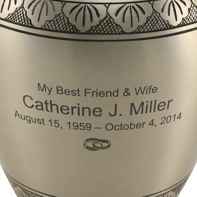 Elite Athena® Pewter, Full Size Urn