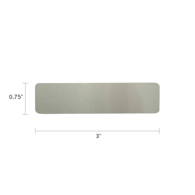 Metal Plate Large Pewter Finish