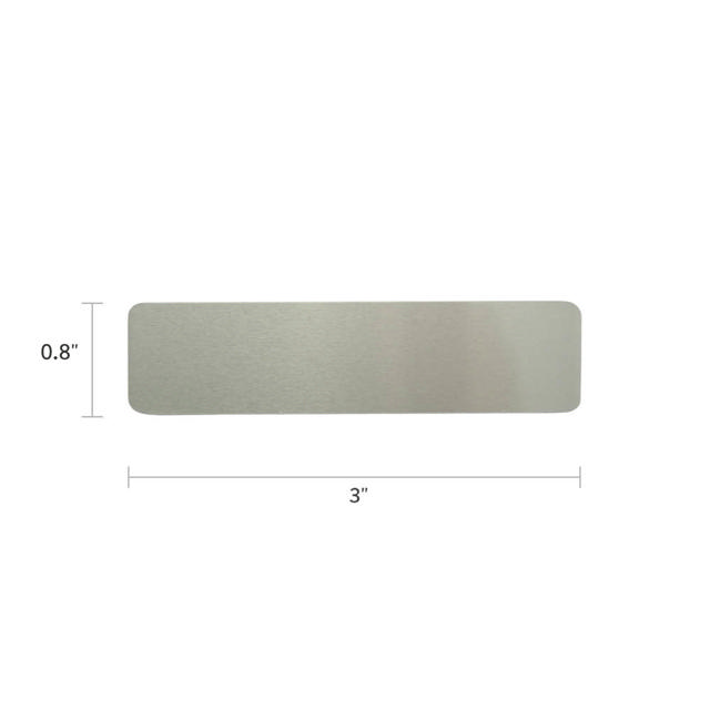 Metal Plate Large Pewter Finish