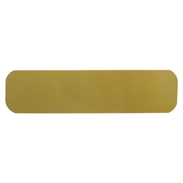 Metal Plate Large Bronze Finish