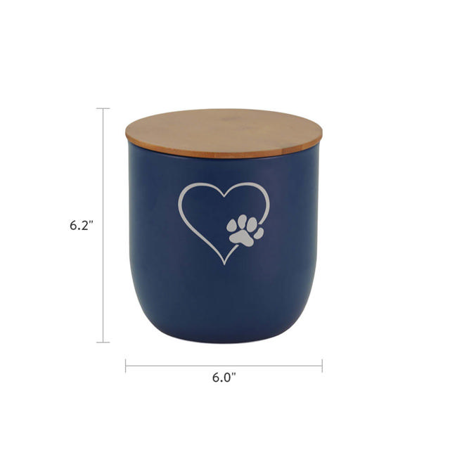Discover Blue Metal Urn, Medium - Case of 4