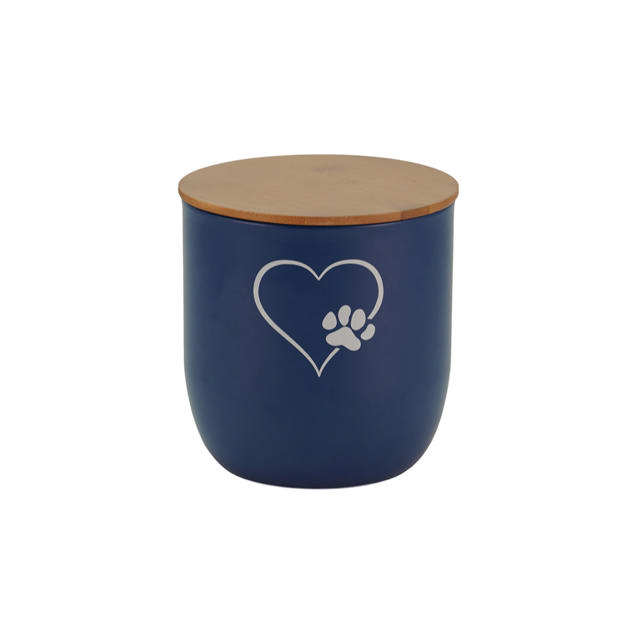 Discover Blue Metal Urn, Medium - Case of 4