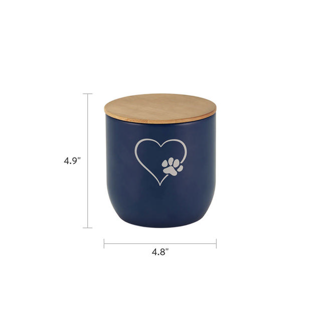 Discover Blue Metal Urn, Small - Case of 6