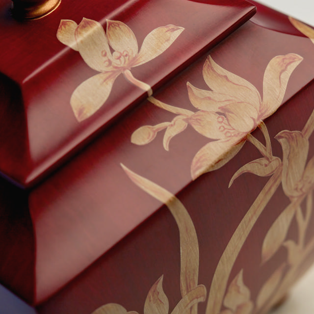 Orchid Burgundy, Full Size Urn