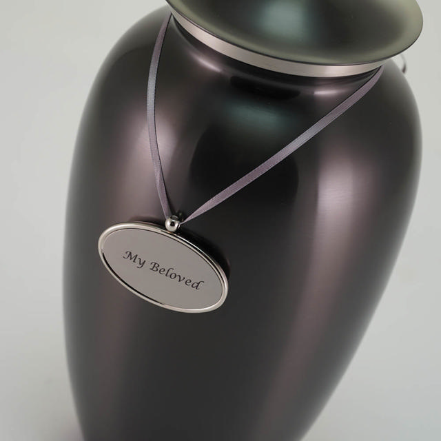 Oval Pendant Silvertone