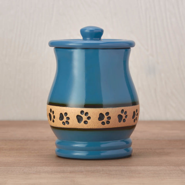 Blue Friendship Pet Urn, Extra Small