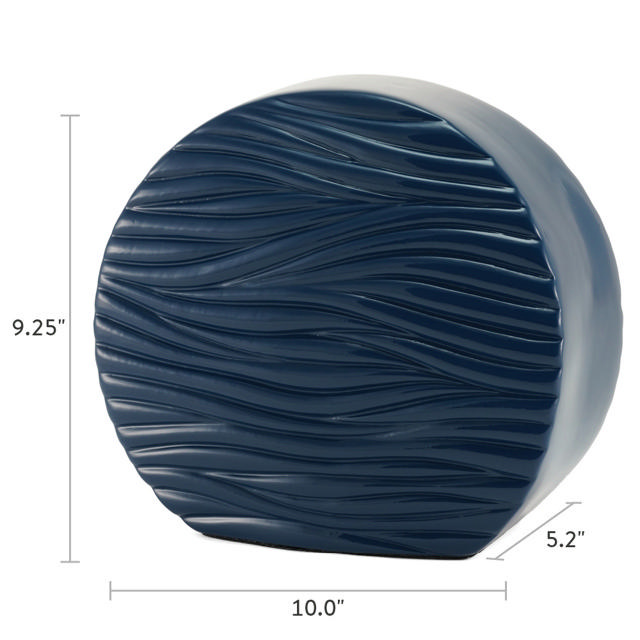 Windham Textured Soft Waves Glossy Blue