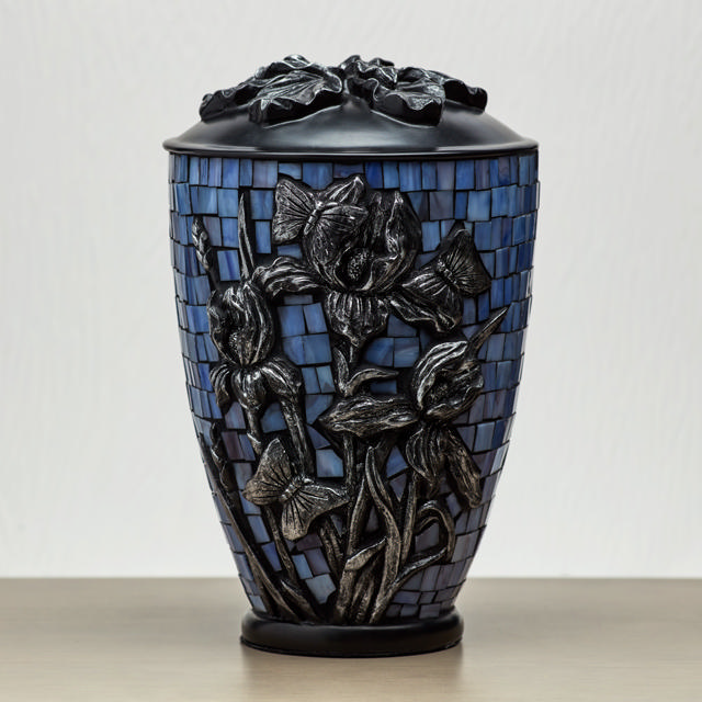 Mosaic Iris, Full Size Urn