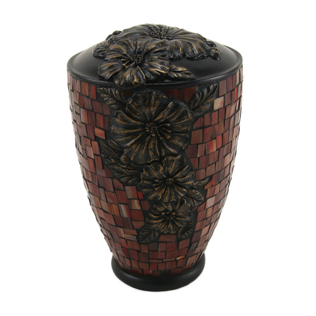 Mosaic Hibiscus, Full Size Urn
