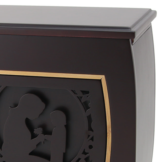Modern Urn with Mother & Child