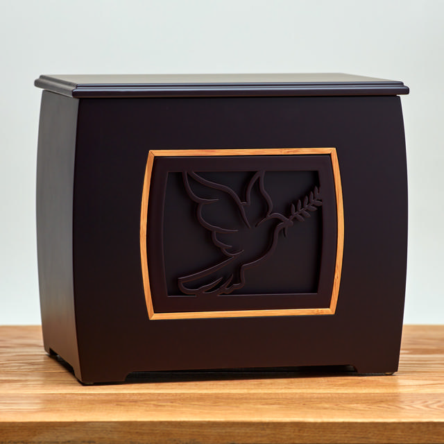 Modern Companion Urn with Dove