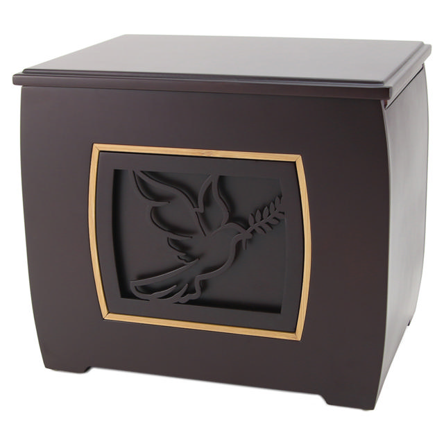 Modern Companion Urn with Dove
