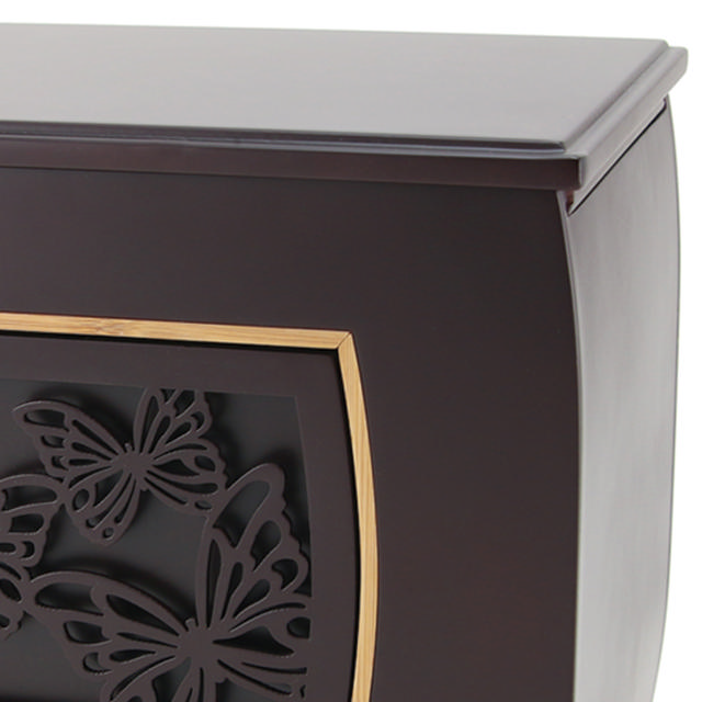 Modern Companion Urn with Butterflies