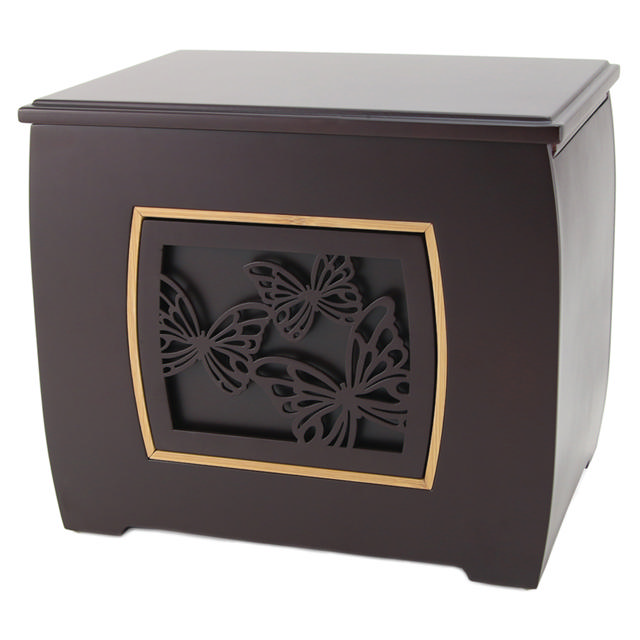 Modern Companion Urn with Butterflies