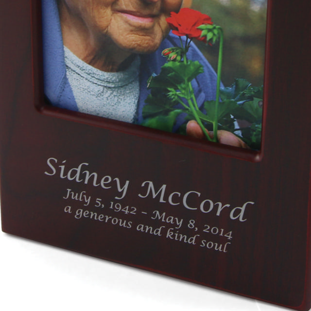 Cherry Photo Urn, Full Size Urn