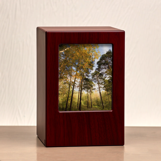 Cherry Photo Urn, Full Size Urn