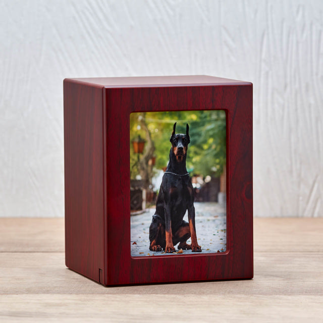 Cherry Photo Urn, Extra Small Urn