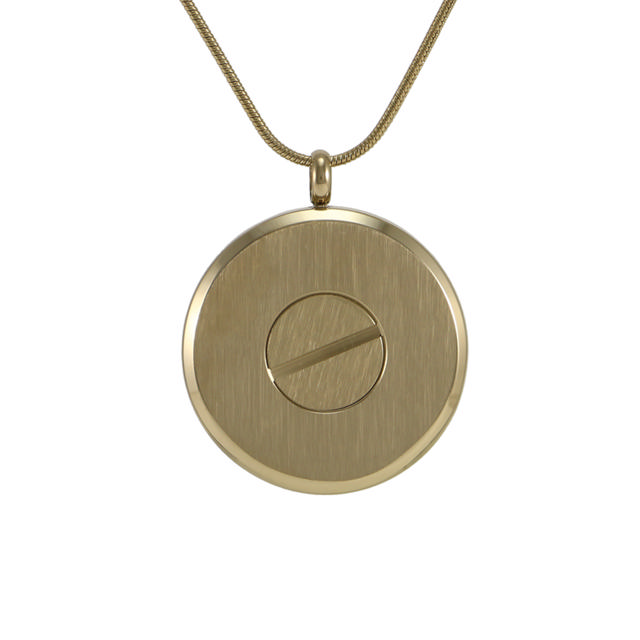 Bronze Round Hinged Circles Pendant